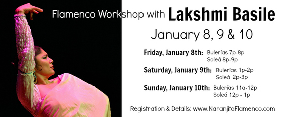 Lakshmi Basile Workshop Naranjita Flamenco 
